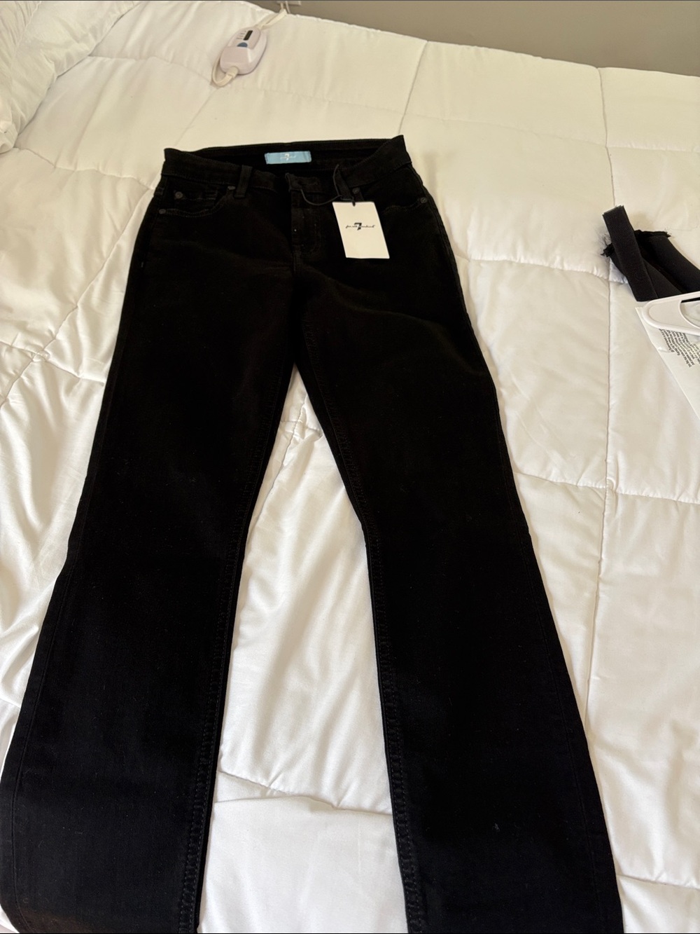 7 For All Mankind Women's Skinny Jeans - Black